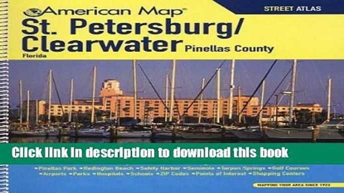 Read American Map St. Petersburg / Clearwater Florida Street Atlas  Ebook Free