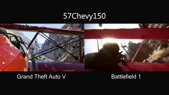 GTAV - Battlefield 1 Side by Side