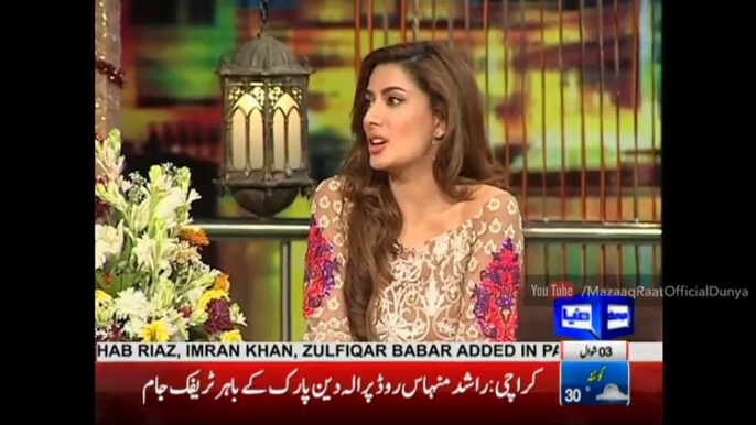 Mazaaq Raat 7 July 2016 - Mehwish Hayat Eid Special - Dunya News