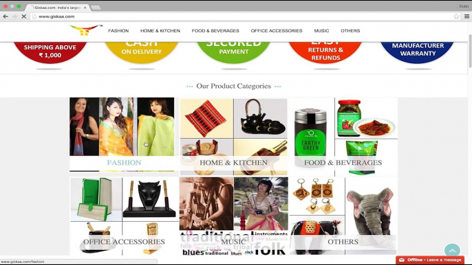 GISKAA - easy, simple & secure shopping for eco-friendly's lifestyle products!