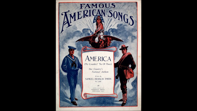 Columbia Mixed Double Quartette - America (My Country, 'Tis of Thee) (1916)