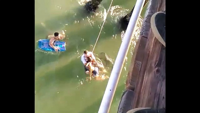 GRAPHIC - Brave men rescue drowning girl