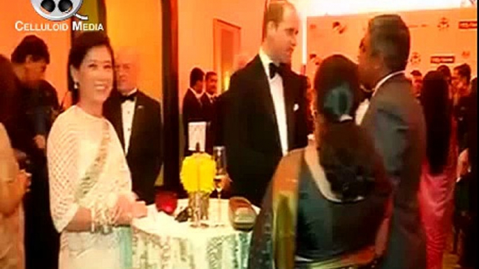 prince william & Duchess Kate Middleton with bollywoodstars
