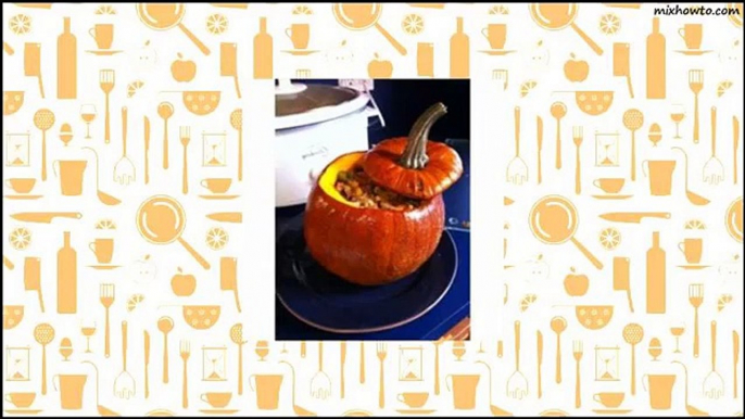 Recipe Thanksgiving Stuffed Pumpkin