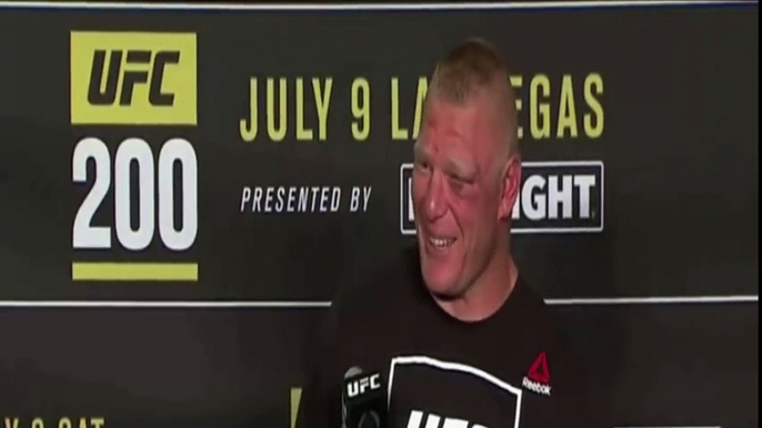 UFC 200 Post fight Press Conference Brock Lesnar vs. Mark Hunt2016