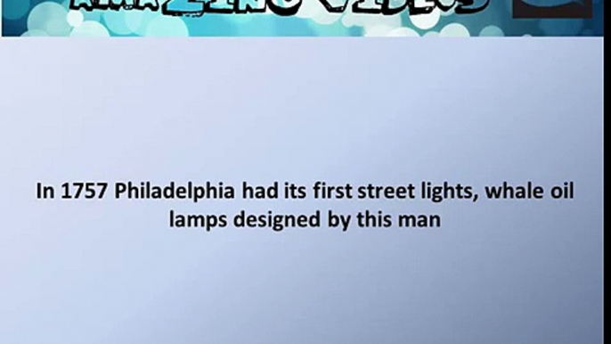 In 1757 Philadelphia had its first street lights, whale oil lamps designed by this # Quiz # Question