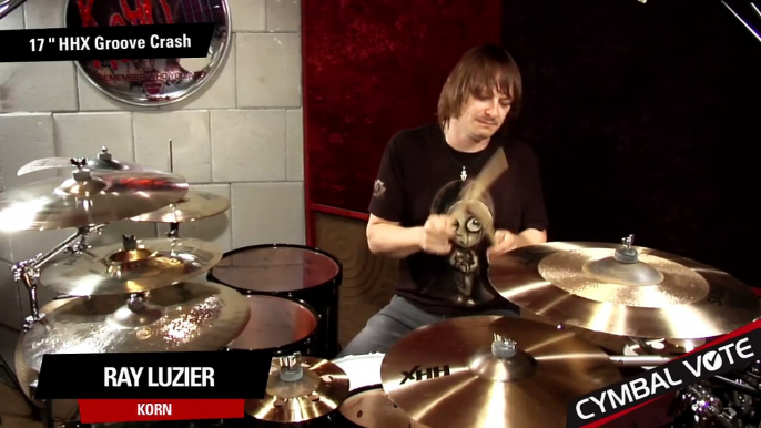 CYMBAL VOTE - Ray Luzier Reviews the 17" HHX Groove Crash