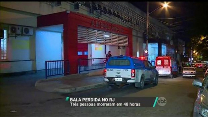 Balas perdidas matam três pessoas em menos de 48 horas no Rio de Janeiro