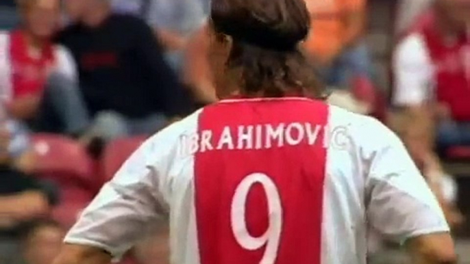 Zlatan Ibrahimovic Super Goal in the History of Football - Ajax vs NAC Breda. Best goal Ever