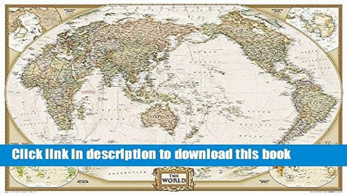 Read World Executive, Pacific Centered [Enlarged and Tubed] (National Geographic Reference Map)