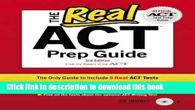 Read The Real ACT (CD) 3rd Edition (Official Act Prep Guide) Ebook Free