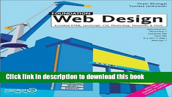 Read Foundation Web Design: Essential HTML, JavaScript, CSS, Photoshop, Fireworks and Flash  Ebook