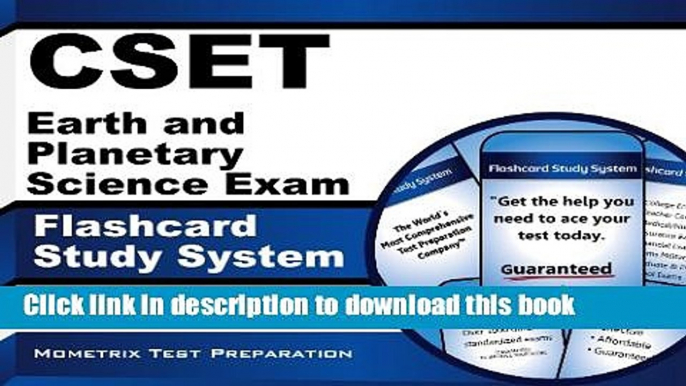 Read CSET Earth and Planetary Science Exam Flashcard Study System: CSET Test Practice Questions