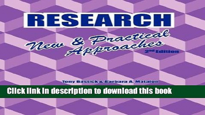 Read Book Research: New   Practical Approaches ebook textbooks