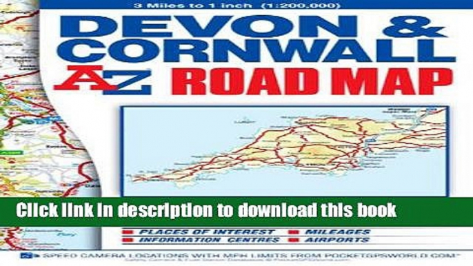 Download Devon   Cornwall Road Map (A-Z Road Map)  PDF Online