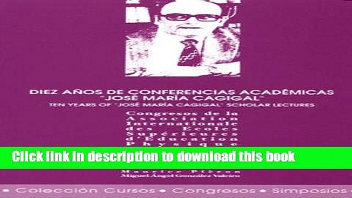 [PDF] 10 Anos de conferencias academicas Jose Maria Cagigal/ 10 Years of academic conferences Jose