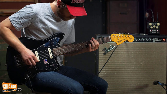 Quick Riffs - Fender Johnny Marr Signature Jaguar Limited Black Guitar Demo.