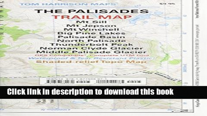 Download Palisades Trail Map (Tom Harrison Maps)  PDF Free