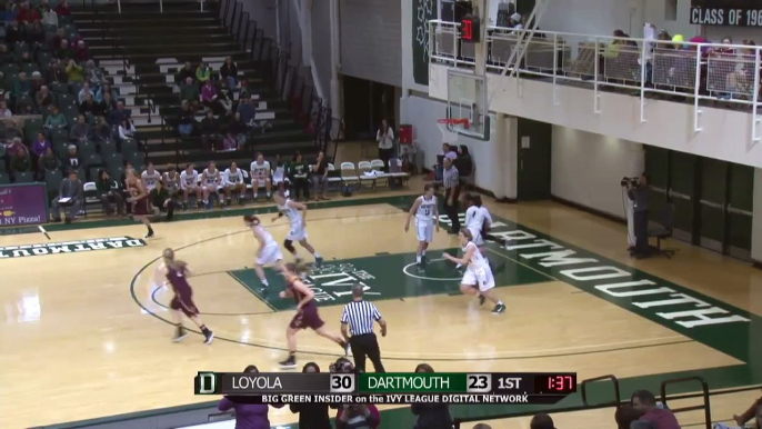 Dartmouth Women's Basketball Highlights vs. Loyola Chicago (12/20/14)