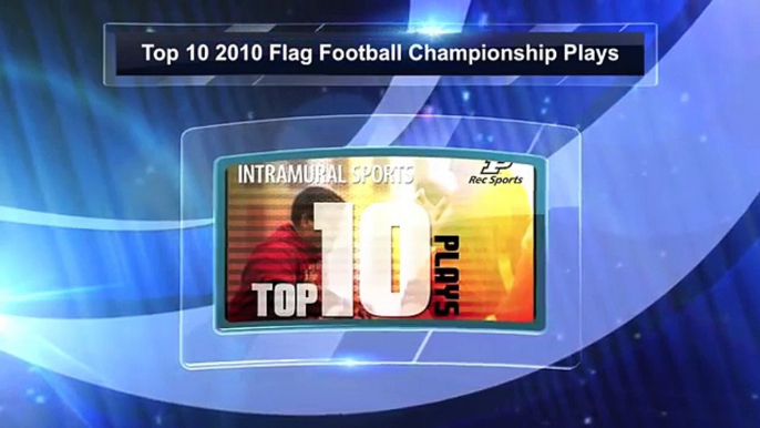 Top 10 2010 Flag Football Championship Plays