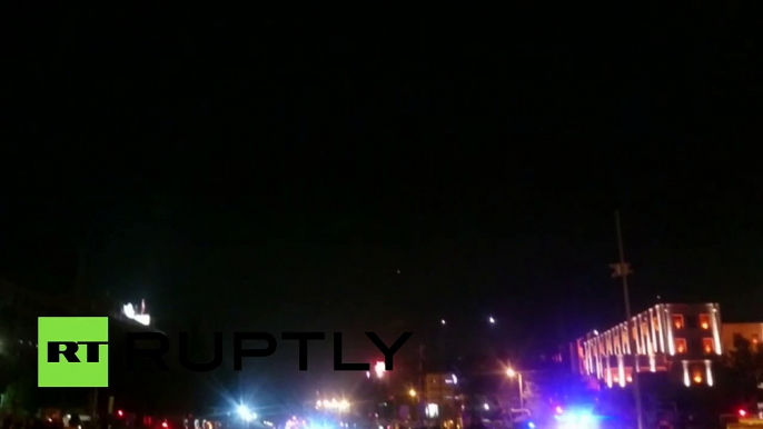 Helicopters buzz Ankara as military attempt to take over goverment