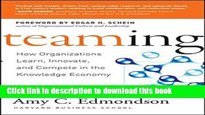 Read Teaming: How Organizations Learn, Innovate, and Compete in the Knowledge Economy  Ebook Free