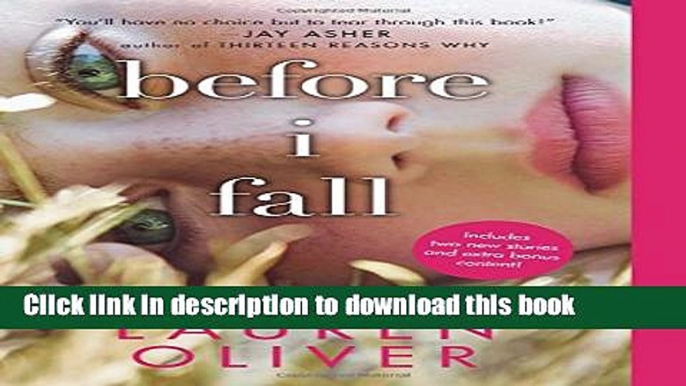 Download Before I Fall Enhanced Edition  PDF Free