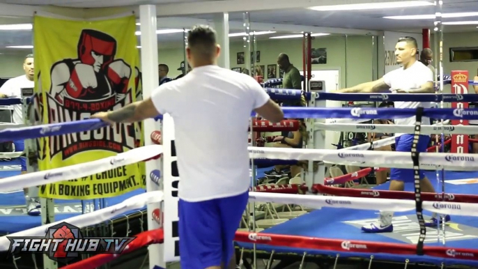 Deontay Wilder vs. Chris Arreola full video- COMPLETE Arreola media workout video