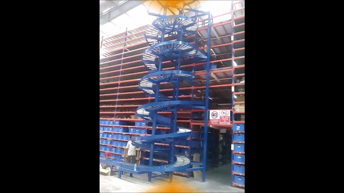 Nido Spiral Conveyor | Spiral Conveyors Faster & Reliable Than Any Lift