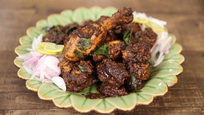 Chicken Ghee Roast | Roasted Chicken – Chettinad Style | Masala Trails