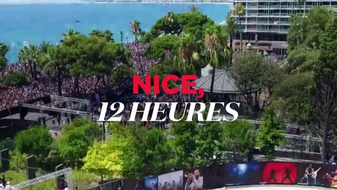 Attentat de Nice : un drone filme la minute de silence en hommage aux victimes