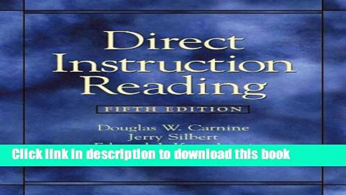 Read Direct Instruction Reading (5th Edition)  Ebook Free