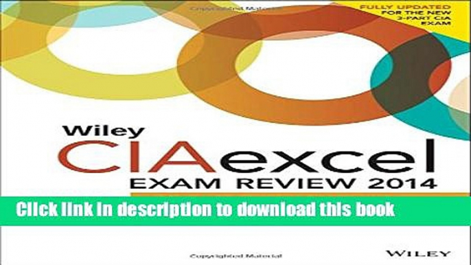 Download Books Wiley CIAexcel Exam Review 2014: Part 1, Internal Audit Basics (Wiley CIA Exam