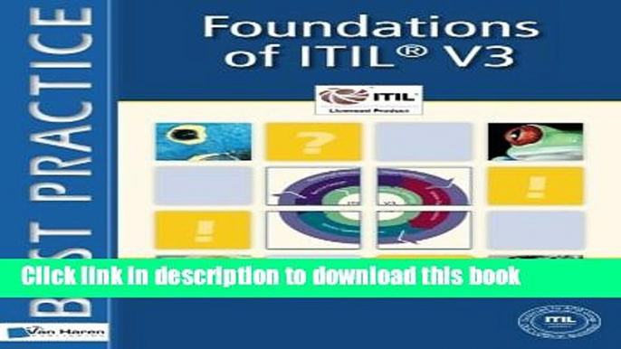 Read Foundations of ITILÂ® V3 Ebook Free