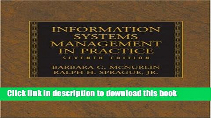 Download Information Systems Management in Practice (7th Edition) PDF Free