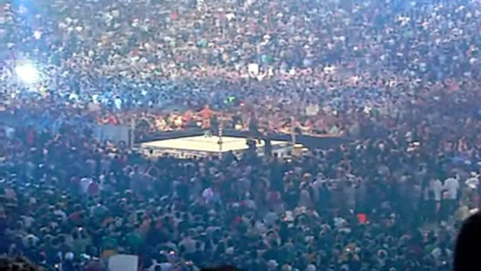 Mickey Rourke Drops Jericho Live at WrestleMania 25