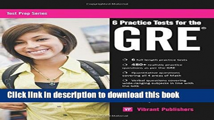 Download 6 Practice Tests for the GRE Ebook PDF