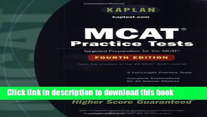 Read MCAT Practice Tests: Fourth Edition ebook textbooks