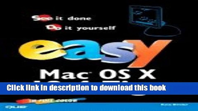 Download Easy MAC Os X, V104 Tiger (05) by Binder, Kate [Paperback (2005)]  PDF Online