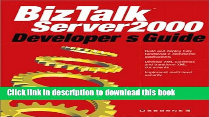 Read BizTalk Server 2000 Developer s Guide with CDROM Ebook Free