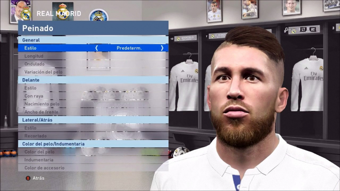 PES 2016 - New Face & Hair • Sergio Ramos Next Season • 2016-2017 • HD