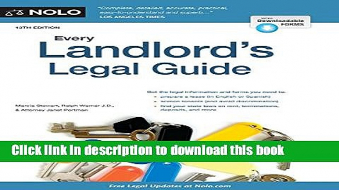 Read Book Every Landlord s Legal Guide E-Book Free