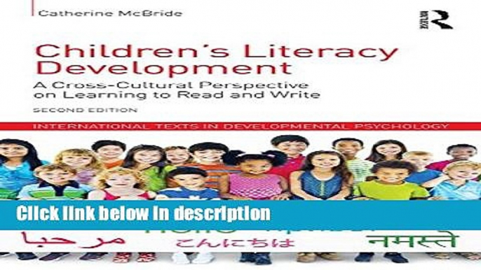 [PDF] Children s Literacy Development: A Cross-Cultural Perspective on Learning to Read and Write