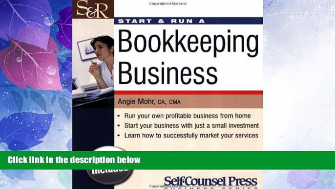 Big Deals  Start   Run a Bookkeeping Business (Start   Run Business Series)  Best Seller Books