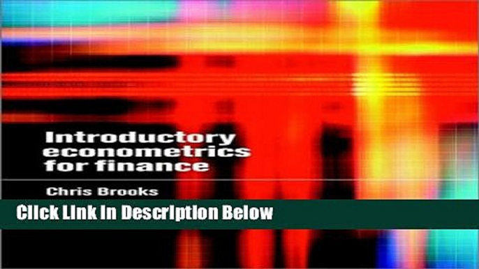 [PDF] Introductory Econometrics for Finance [Full Ebook]