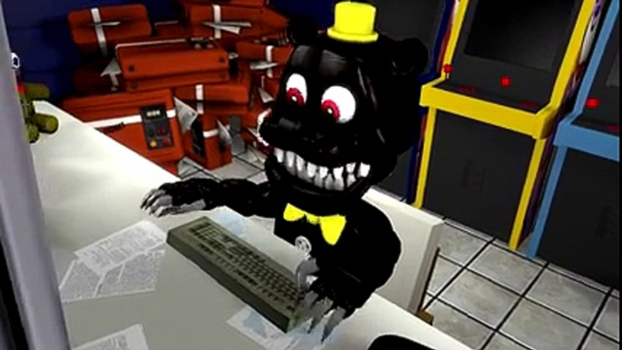 FNAF WORLD IS OUT!!! Animatronics Reaction                             - FNAF Sister Location five nights at freddy's animation)