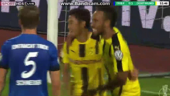 Shinji Kagawa 2 nd Goal HD - Eintracht Trier 0-2 Borussia Dortmund - DFB Pokal Round 01