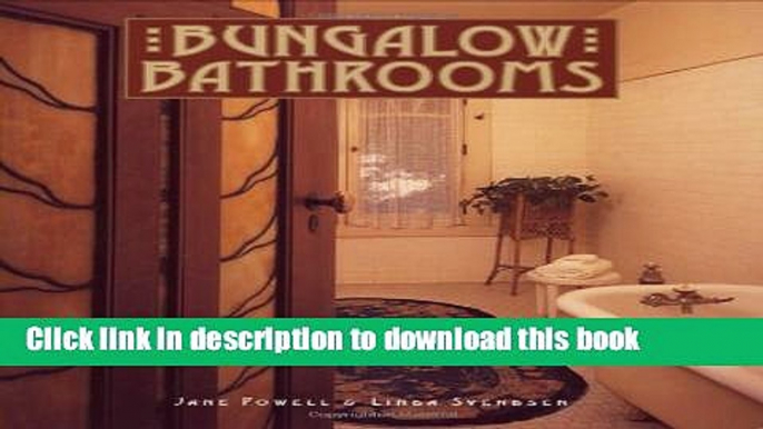 Read Bungalow Bathrooms  Ebook Free