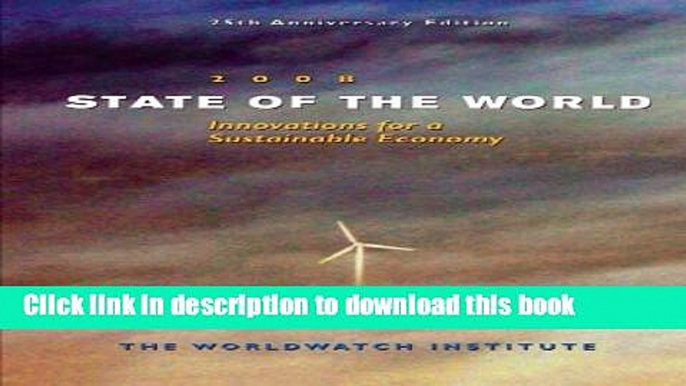 Read Books State of The World 2008: Innovations for a Sustainable Economy ebook textbooks