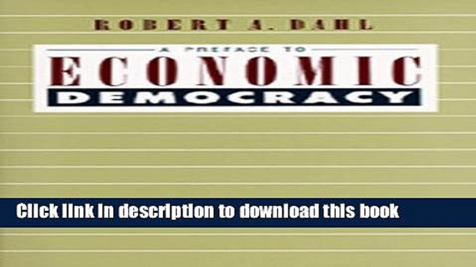 Read Books A Preface to Economic Democracy (Quantum Books) ebook textbooks